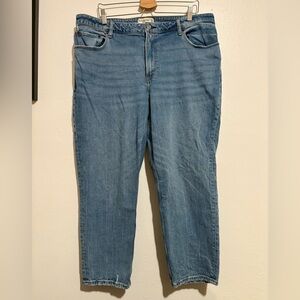 Abercrombie & Fitch Curve Love Mom Jean